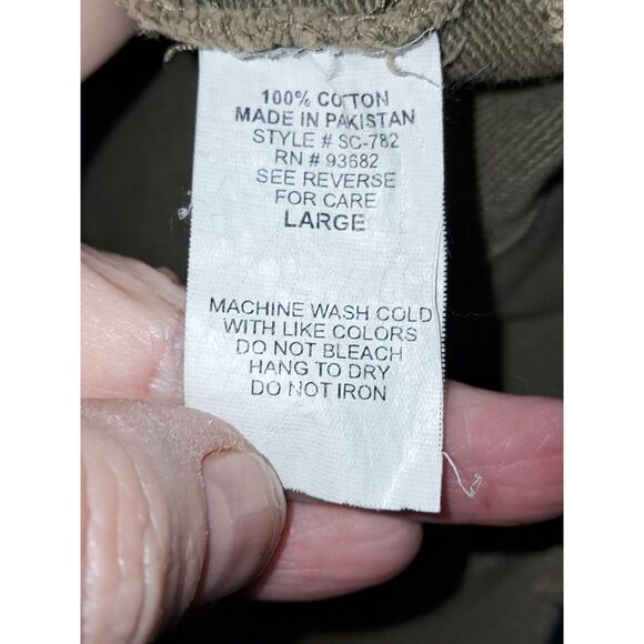 A Simply Irresistible Sweatshirt Hoodie Zip Front Raggedy Boho Olive Green L - Picture 9 of 13